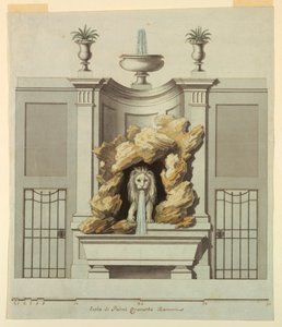 Design pour une fontaine murale
