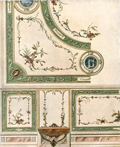 Conception pour décoration de plafond, Italie (1928)