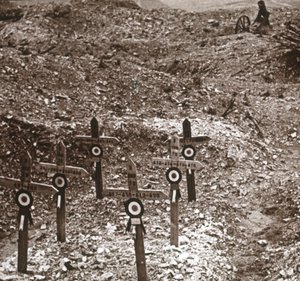 Batterie détruite, Fort Vaux, nord de la France, vers 1914-1918 - Unbekannt