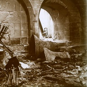 Église détruite, Marne, nord de la France, vers 1914 - Unbekannt