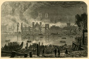 Destruction des anciennes Chambres du Parlement, 16 octobre 1834, 1881 - Unbekannt