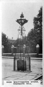 Pierre de Dick Whittington, Highgate Hill, Londres, vers 1920 - Unbekannt