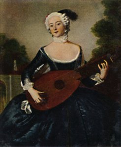 Die Lieblingsschwester Friedr. D. Gr. 1709-1758. - Peinture de Pesne, 1934 - Unbekannt