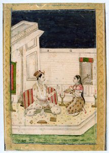 Dipaka Light Raga, Album Ragamala, École du Rajasthan, XIXe siècle - Unbekannt