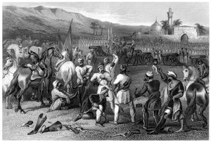 Désarmement du 11ème Cavalerie Irrégulière à Berhampore, 1857, c1860