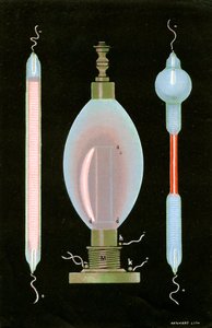 Décharge dans des Tubes de Geissler contenant des gaz raréfiés, 1887 - Unbekannt
