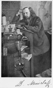 Dmitri Ivanovich Mendeleïev 1834-1907, chimiste russe