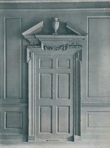 Porte de la salle lambrissée, début géorgien, 26, Hatton Garden, vers 1909 - Unbekannt