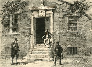 Porte à Staples Inn, vers 1872