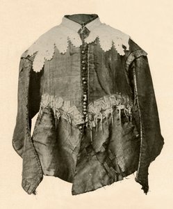 Pourpoint de soie noire orné de galon avec aiguillettes en argent, XVIIe siècle, 1937 - Unbekannt