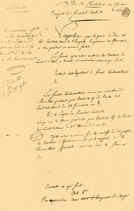 Projet de...réétablissement du calendrier grégorien, 29 août 1805, 1921 - Unbekannt