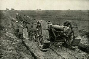 Déplacement des canons vers de nouvelles positions avancées, 1919 - Unbekannt