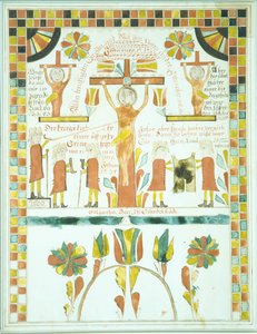 Dessin de la Crucifixion, 1800 - Unbekannt
