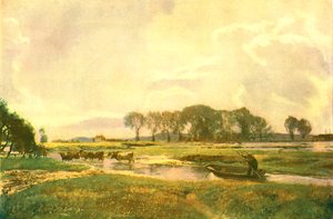 Conduire les vaches, Hampshire, 1892, vers 1902 - Unbekannt