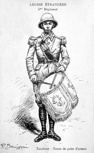 Tambour, 5e régiment de la Légion étrangère française