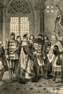 Duc Rodolphe IV en tant que fondateur de la cathédrale Saint-Étienne, vers 1360, 1890 - Unbekannt