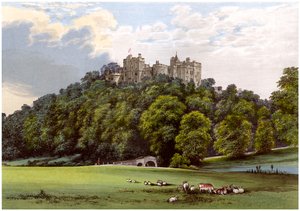 Château de Dunster, maison de la famille Fownes-Luttrell, Somerset, vers 1880 - Unbekannt