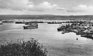 Port de Durban depuis le Bluff, Afrique du Sud - Unbekannt
