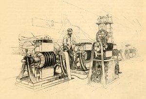 Machines dynamo-électriques, fonctionnant à la vapeur, et produisant de l