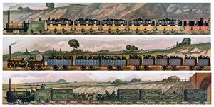 Premiers Wagons de Chemin de Fer, le Chemin de Fer de Liverpool et Manchester, Angleterre, 1831 - Unbekannt