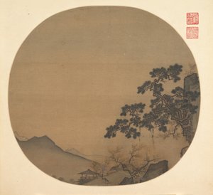 Paysage de début de printemps, milieu du 13e siècle - Unbekannt