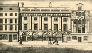 East India House, vers 1730-1800, 1925