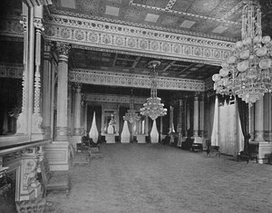 Salle Est de la Maison Blanche, Washington, D.C., vers 1897