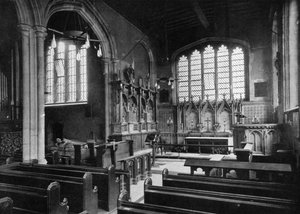 Extrémité est de la chapelle de Saint-Pierre-aux-Liens, Tour de Londres, 20e siècle
