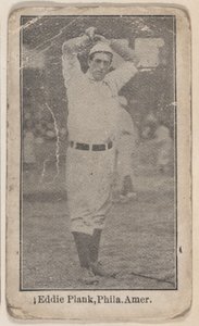 Eddie Plank, Philadelphie, Ligue américaine, de la série de joueurs de baseball W500, vers 1915 - Unbekannt