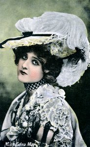Edna May 1878-1948, chanteuse et actrice américaine, début du 20e siècle