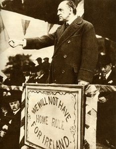 Edward Carson faisant un discours, 1912, 1935 - Unbekannt