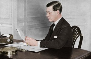 Édouard VIII travaillant dans son bureau au Palais de St. James, Londres, 1936 - Unbekannt