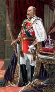 Édouard VII en robe de couronnement, 1902