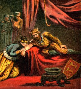 Édouard de Woodstock, prince de Galles, avec sa femme, Jeanne, princesse de Galles, vers 1850 - Unbekannt