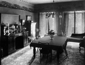 Salle à manger édouardienne, 1909