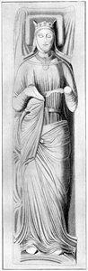 Effigie de la reine Éléonore, épouse d