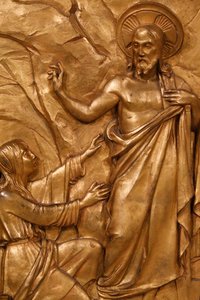 Église de la Madeleine - Détail du tabernacle - Jésus-Christ et Marie Madeleine - Paris, Paris