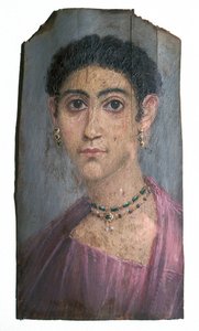Portrait en cire égyptien d
