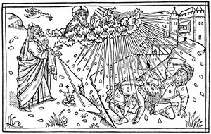 Les Égyptiens frappés par les plaies, 1480 1964 - Unbekannt
