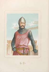 El Cid Rodrigo Díaz de Vivar. De: Hombres y mujeres celebres de todos los tiempos..., 1875-1877 - Unbekannt