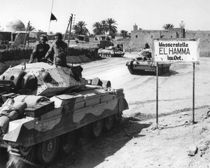 El Hamma, Afrique du Nord, Seconde Guerre mondiale, avril 1943