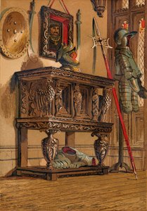 Buffet ou armoire de cour élisabéthaine, vers 1845