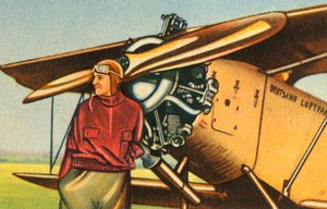 Elly Beinhorn avec son avion, 1932