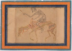 Cheval émacié et cavalier, vers 1625 - Unbekannt