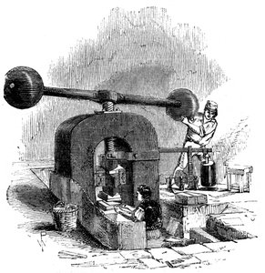 Presse à embosser, 1886