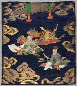 Fukusa brodé, fin des années 1800-début des années 1900 - Unbekannt