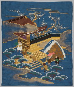 Fukusa brodé, fin des années 1800-début des années 1900 - Unbekannt
