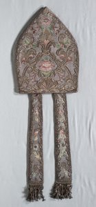 Mitre brodée, 1700s - Unbekannt