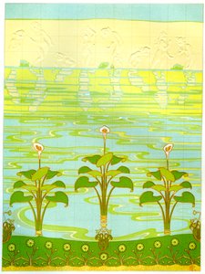Carreaux de salle de bain émaillés, 1898 - Unbekannt