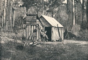 Campement de squatters australiens, 1896
